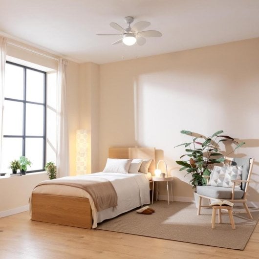 Cecotec EnergySilence Aero 3600 Vision Full White Ventilador de Techo con Luz 50W Blanco