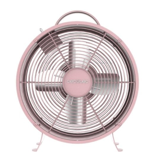 Ventilator Cecotec EnergySilence 400 Retrodesk Pink 25W 8" 2 Geschwindigkeiten Rosa