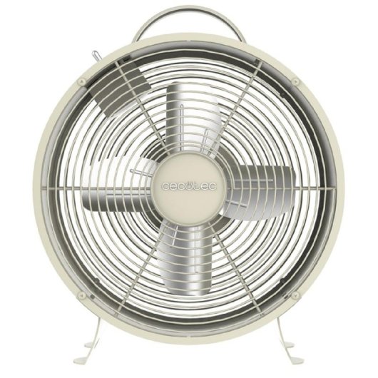 Cecotec EnergySilence 400 Retrodesk Beige Ventilador de Sobremesa 25W Beige