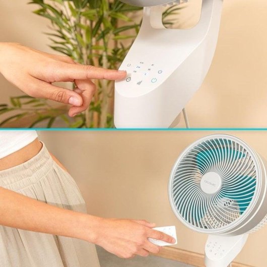 Standventilator Cecotec EnergySilence 1000 Cyclone Smart 60W 9" Fernbedienung Weiß