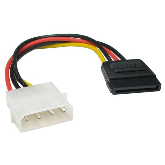 Câble d'alimentation PcCom Essential 4 broches Molex/Sata 15 cm