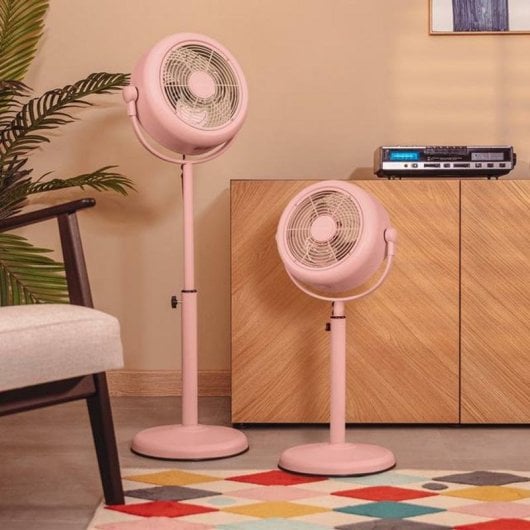 Ventilador Cecotec EnergySilence 250 ClassicStyle Pink 25W 10" 2 Velocidades Rosa