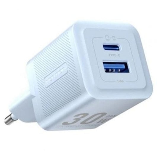Chargeur GaN Vention FEQL0-EU 2 Ports USB-C USB 30W Bleu
