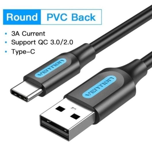 Vention COKBG Cable USB Macho a USB-C Macho 1.5m Gris