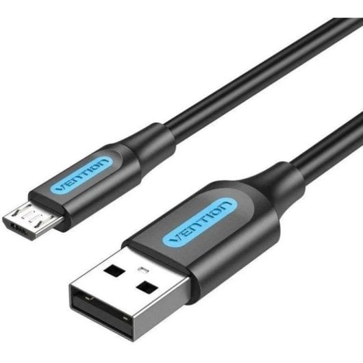 Vention COLBC Cable USB 2.0 Macho a MicroUSB Macho 25cm Negro