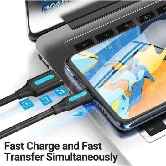 Cavo USB Vention COLBI USB-A MicroUSB-B 3m 480Mbps Nylon