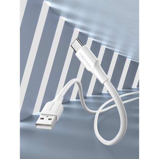 Cavo USB 2.0 Vention CTHWI USB-C Maschio - USB Maschio 3m Bianco 3A