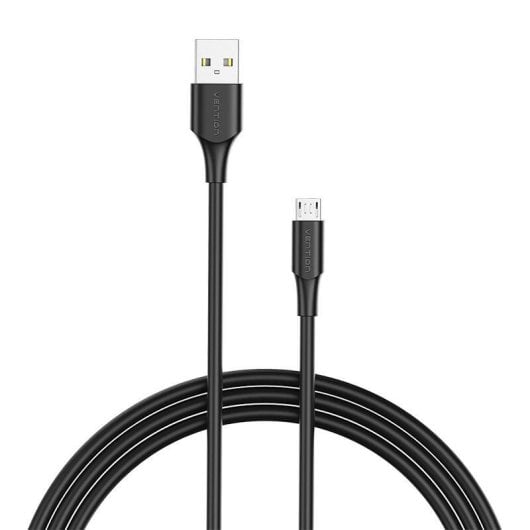 Vention CTIBC USB 2.0-Stecker auf MicroUSB-Stecker, Kabel, 25 cm, Schwarz