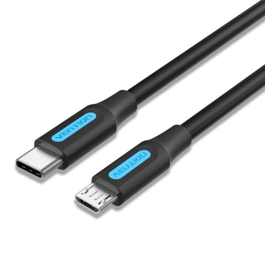 Vention COVBD Cable USB-C Macho a MicroUSB Macho 50cm Negro
