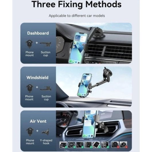 Vention KCVB0 Smartphone-Autohalterung Schwarz