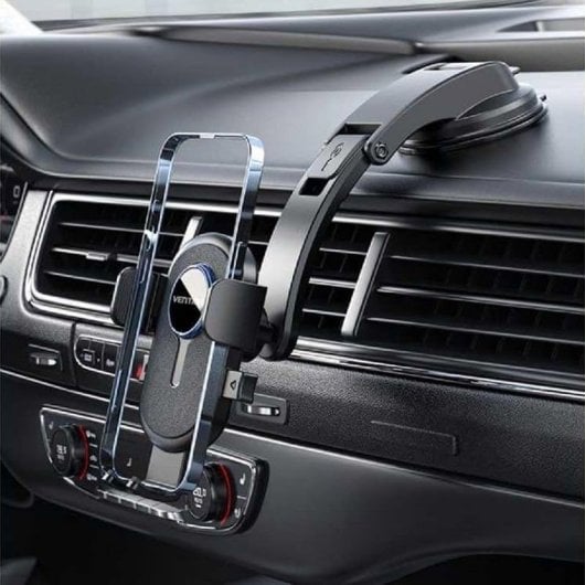 Vention KSCB0 Soporte de Smartphone para Coche Negro