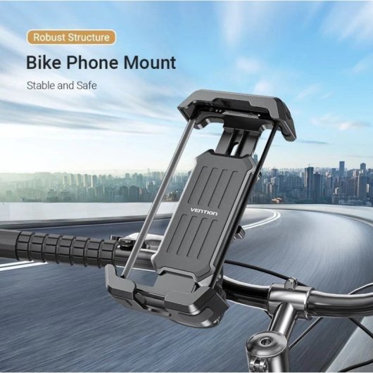 Vention KSFB0 Suporte de Smartphones para Bicicleta Preto