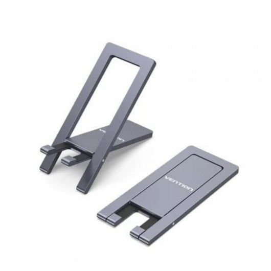Soporte Vention KCZH0 para smartphone y tablet plegable aluminio gris