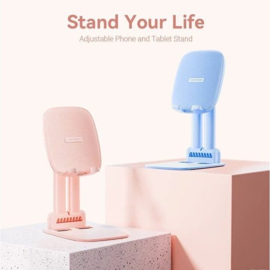 Vention KSGL0 Soporte para Smartphone y Tablet Ajustable en Altura Azul