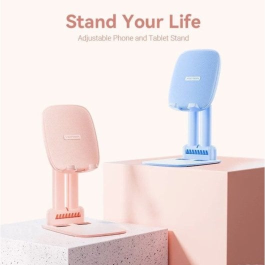Vention KSGP0 Suporte para Smartphones e Tablets com Altura Ajustável Rosa