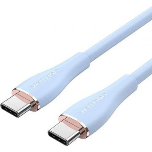 Cable USB-C Vention 1,5m 5A Livraison Rapide Azul