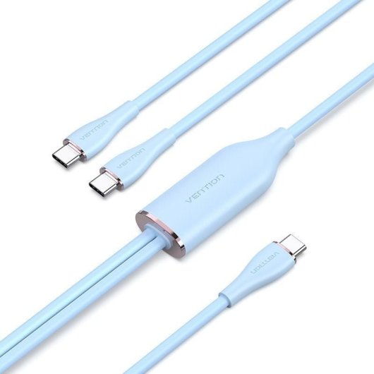 Vention CTMSG Cable USB Tipo-C Macho a USB-C (2) Macho 1.5m Azul