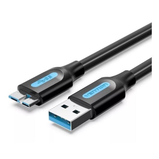 Vention Cable USB 3.0 para Discos Duros Externos 10W 2m Negro