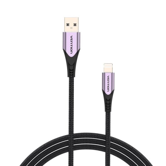 Vention Cable Lightning a USB 2.0 Macho/Macho 12W 1m Morado
