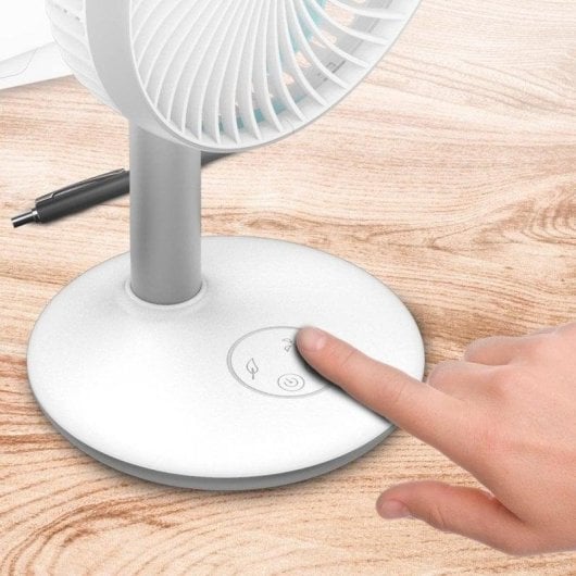 Ventilador de sobremesa Cecotec EnergySilence 4000 Portable Desk batería 4000 mAh panel táctil