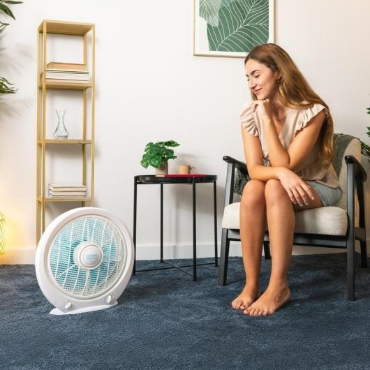 Ventilateur de Sol Cecotec EnergySilence 4500 Power Box 45W 12 pouces 3 Vitesses Minuterie