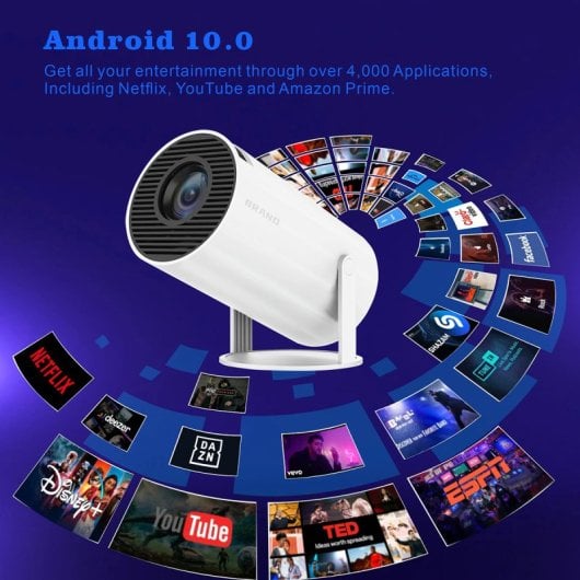 Klack Mini Proyector Portátil con Android Integrado