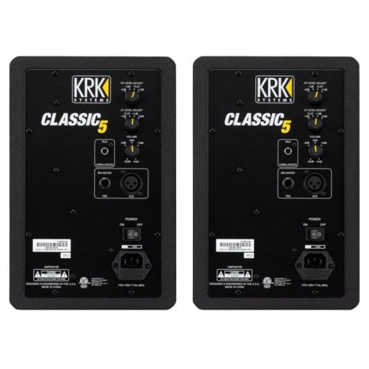 KRK Classic, pack de 5 moniteurs de studio alimentés