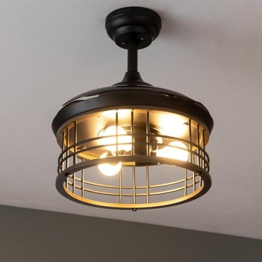 Ventoinha de teto Cecotec EnergySilence Aero 3600 Invisible Metallic Style 25W luz LED