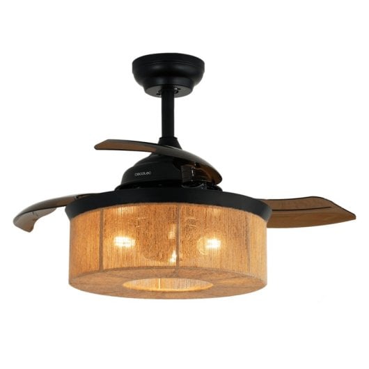 Ventilatore da soffitto Cecotec EnergySilence Aero 3600 DC 36" LED Corda Naturale