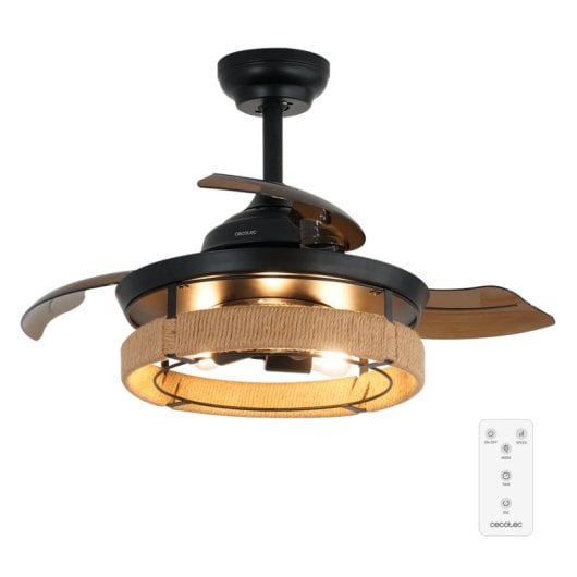 Ventilatore da soffitto Cecotec EnergySilence Aero 3600 25W LED 3 pale Retrattili