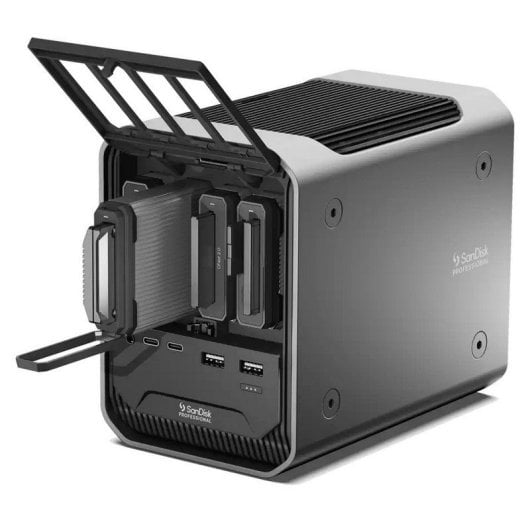 SanDisk PRO-DOCK 4 Thunderbolt 3 Dockingstation für Geräte SanDisk Professional PRO-READER
