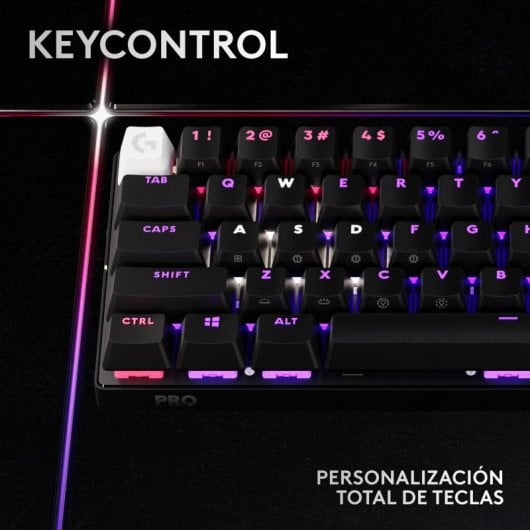 Logitech G PRO X 60 LIGHTSPEED Teclado Mecánico Gaming Inalámbrico RBG GX Tactile Negro Teclado USA