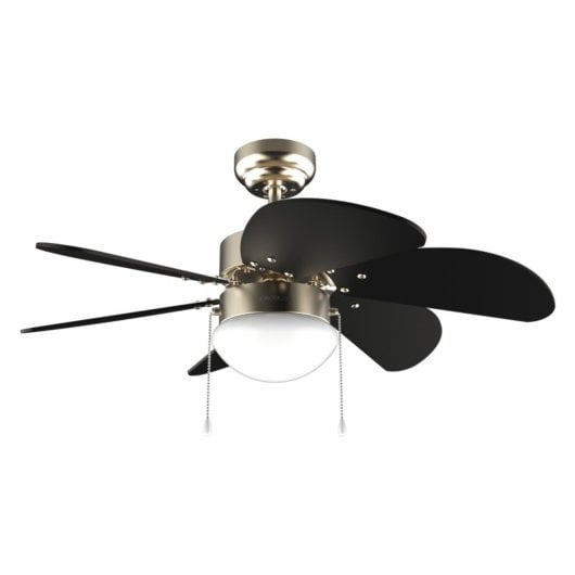 Ventilatore da soffitto Cecotec EnergySilence Aero 365 Gold&Wood 50W 6 pale luce