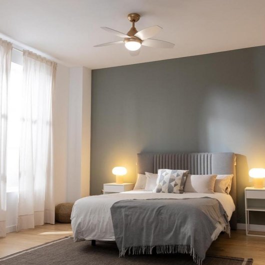 Ventilator Cecotec EnergySilence Aero 4200 GoldLightWood 53W LED Fernbedienung