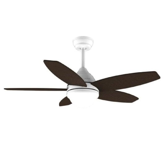 Ventilatore da soffitto Cecotec EnergySilence Aero 4200 White&Darkwood LED 53W 42" 3 velocità