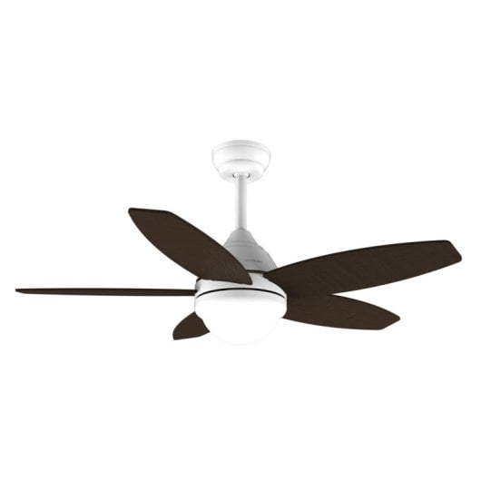 Ventilatore da soffitto Cecotec EnergySilence Aero 4200 White&Darkwood LED 53W 42" 3 velocità