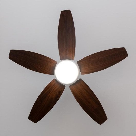 Ventilatore da soffitto Cecotec EnergySilence Aero 4200 White&Darkwood LED 53W 42" 3 velocità