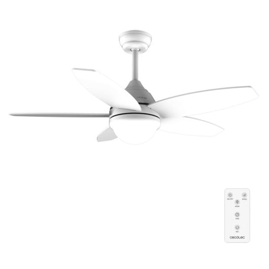 Ventilatore a soffitto Cecotec EnergySilence Aero 4200 Whitewood LED 42" 5 Pale 3 Velocità