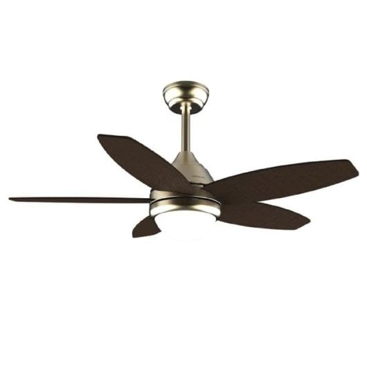 Ventilatore da soffitto Cecotec EnergySilence Aero 4200 Golddarkwood 53W LED 42" 3 velocità