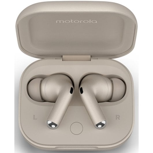 Motorola Buds Plus Sound by Bose Auriculares Inalámbricos con Autonomía de 30h Gris