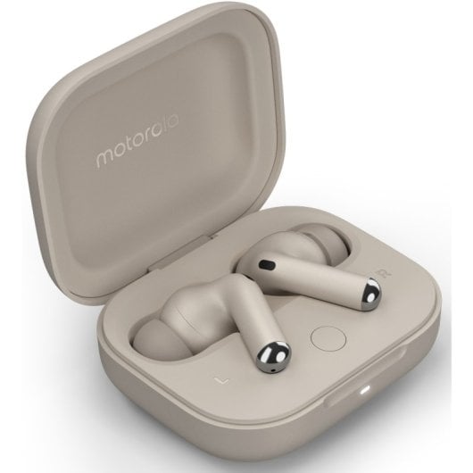 Motorola Buds Plus Sound by Bose Auriculares Inalámbricos con Autonomía de 30h Gris