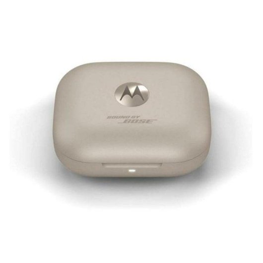 Auriculares Motorola Buds Plus sem fios Bluetooth com Cancelamento de Ruído e 30h autonomia cinza