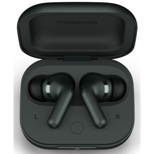 Casque sans fil Motorola Buds Plus Sound by Bose avec autonomie de 30 heures noir