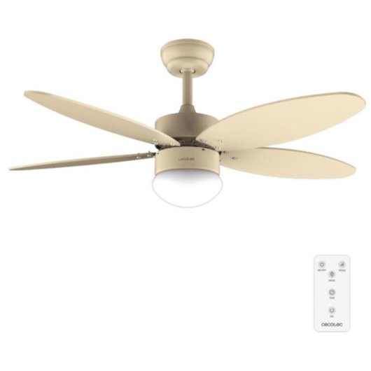 Ventilatore da soffitto Cecotec EnergySilence Aero 4260 Full Sunlight LED 40W telecomando oro