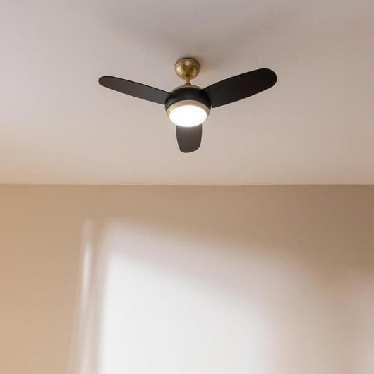 Ventilatore da soffitto Cecotec EnergySilence Aero 4265 Goldblack 65W LED 42" Telecomando