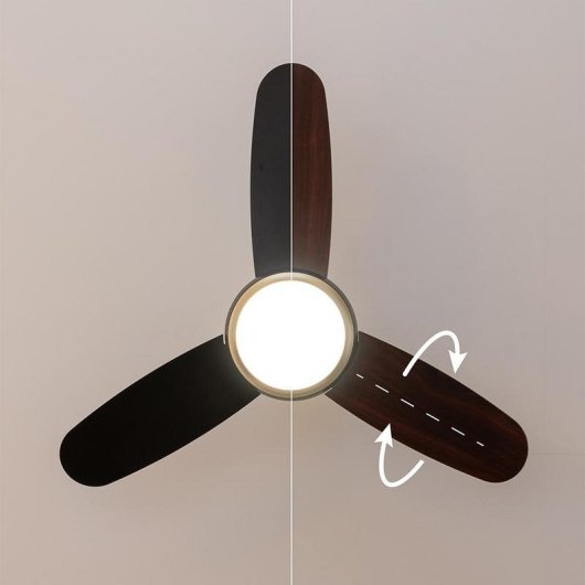 Ventilatore da soffitto Cecotec EnergySilence Aero 4265 Goldblack 65W LED 42" Telecomando