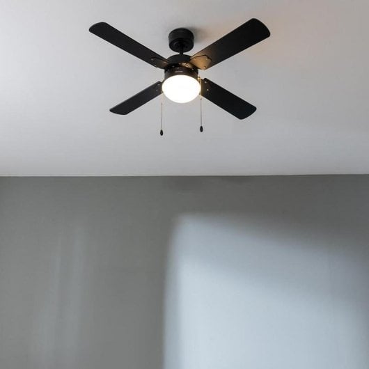 Ventilatore da soffitto Cecotec EnergySilence Aero 450 Fullblack 50W 42'' con luce