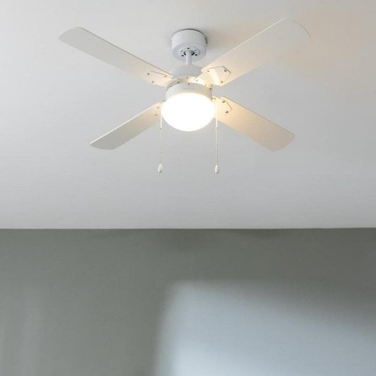 Cecotec EnergySilence Aero 450 Fullwhite Ventilador de Techo con Luz 50W Blanco