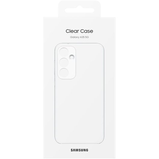 Coque transparente en silicone pour Samsung Galaxy A35