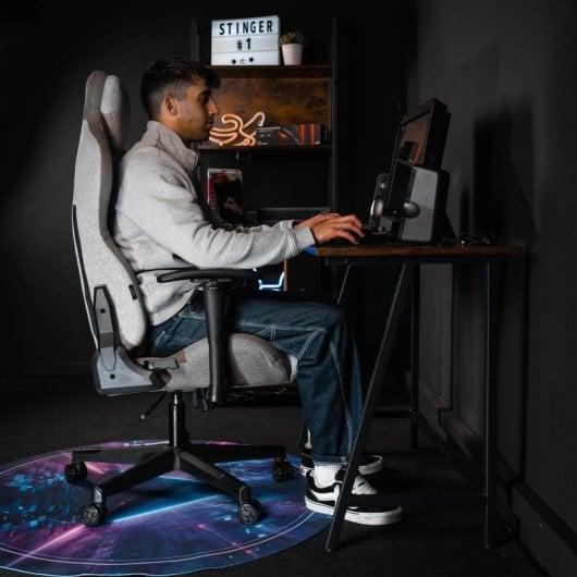 Woxter Stinger Station Titan Silla Gaming de Tela Gris